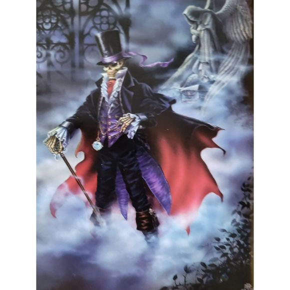 Alchemy Carta plastic photo frame skull skeleton Duke scary Halloween home decor - Picture 5 of 8